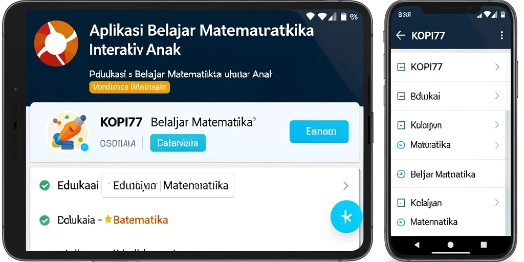 Antarmuka aplikasi KOPI77 yang interaktif dan menarik.
