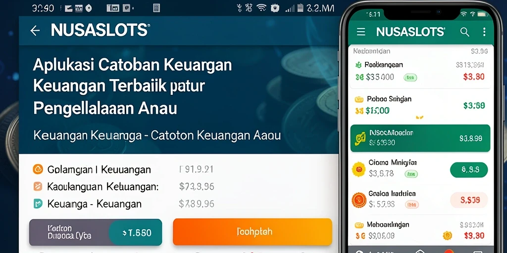 Antarmuka NUSASLOTS yang sederhana dan mudah dipahami untuk Catatan Keuangan.