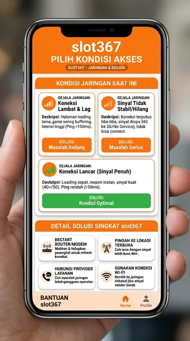 Tampilan link alternatif slot367