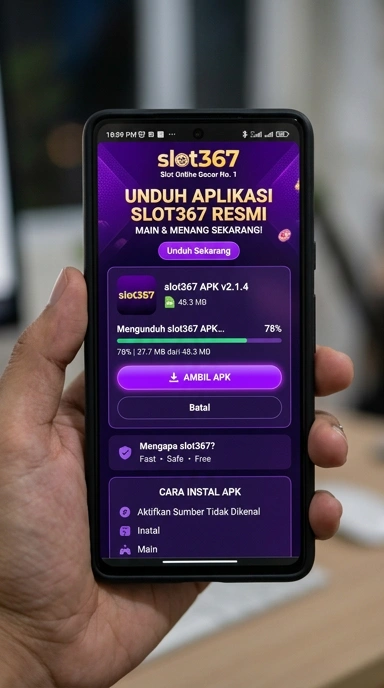 Tampilan halaman APK slot367